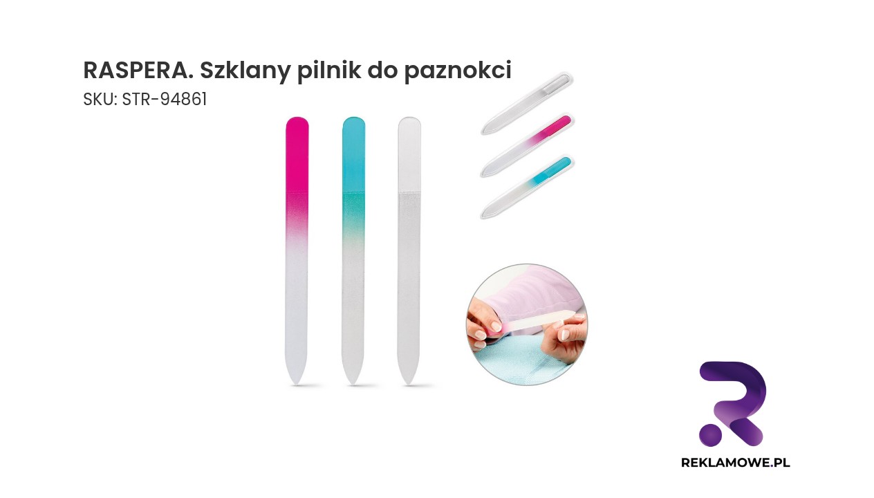RASPERA. Szklany pilnik do paznokci Szklany pilnik do paznokci RASPERA