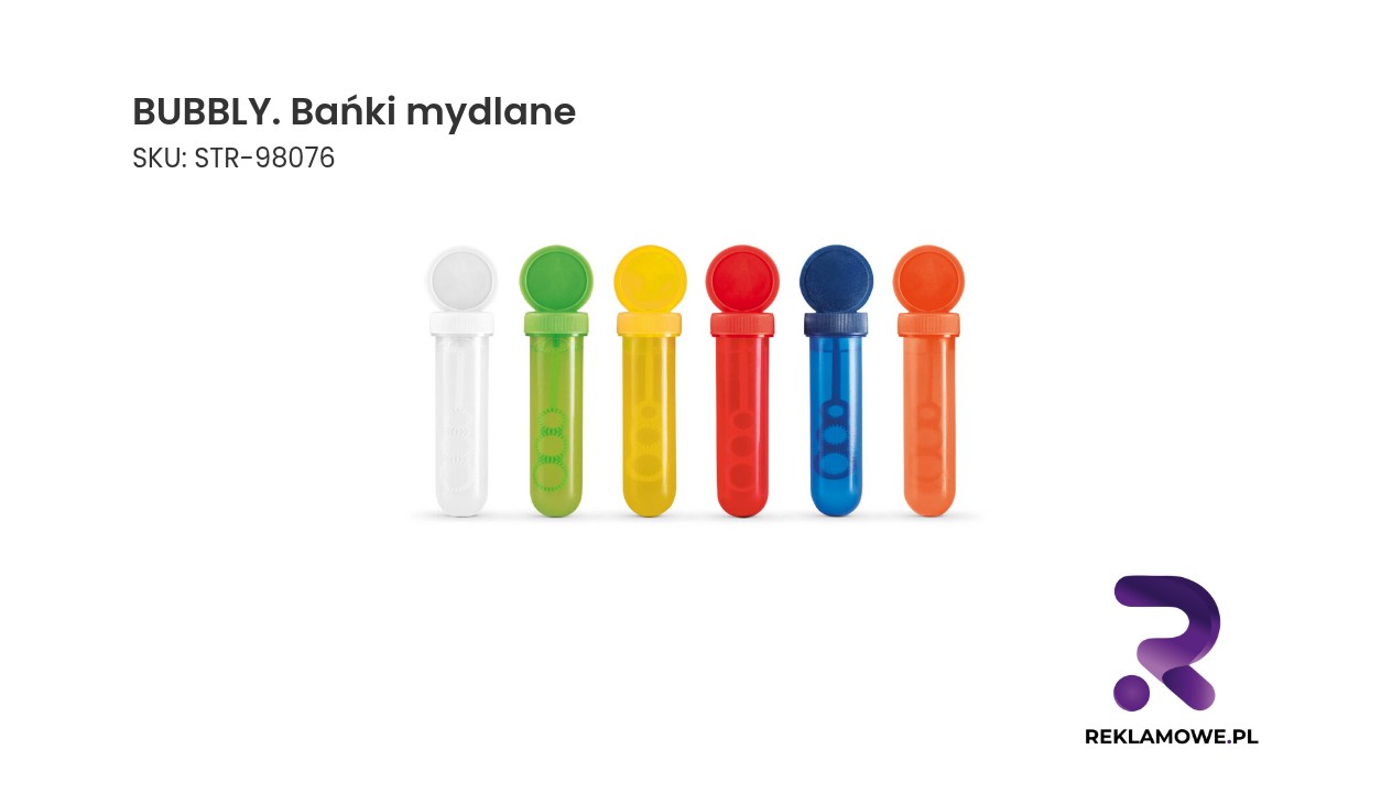 BUBBLY. Bańki mydlane BUBBLY. Bańki mydlane – zestaw do puszczania baniek mydlanych