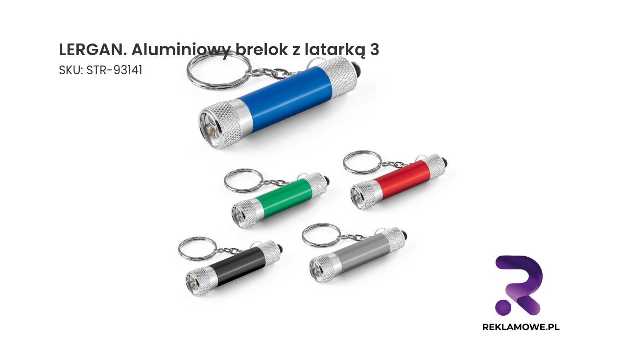 LERGAN aluminiowy brelok z latarką 3 - praktyczny brelok z latarką