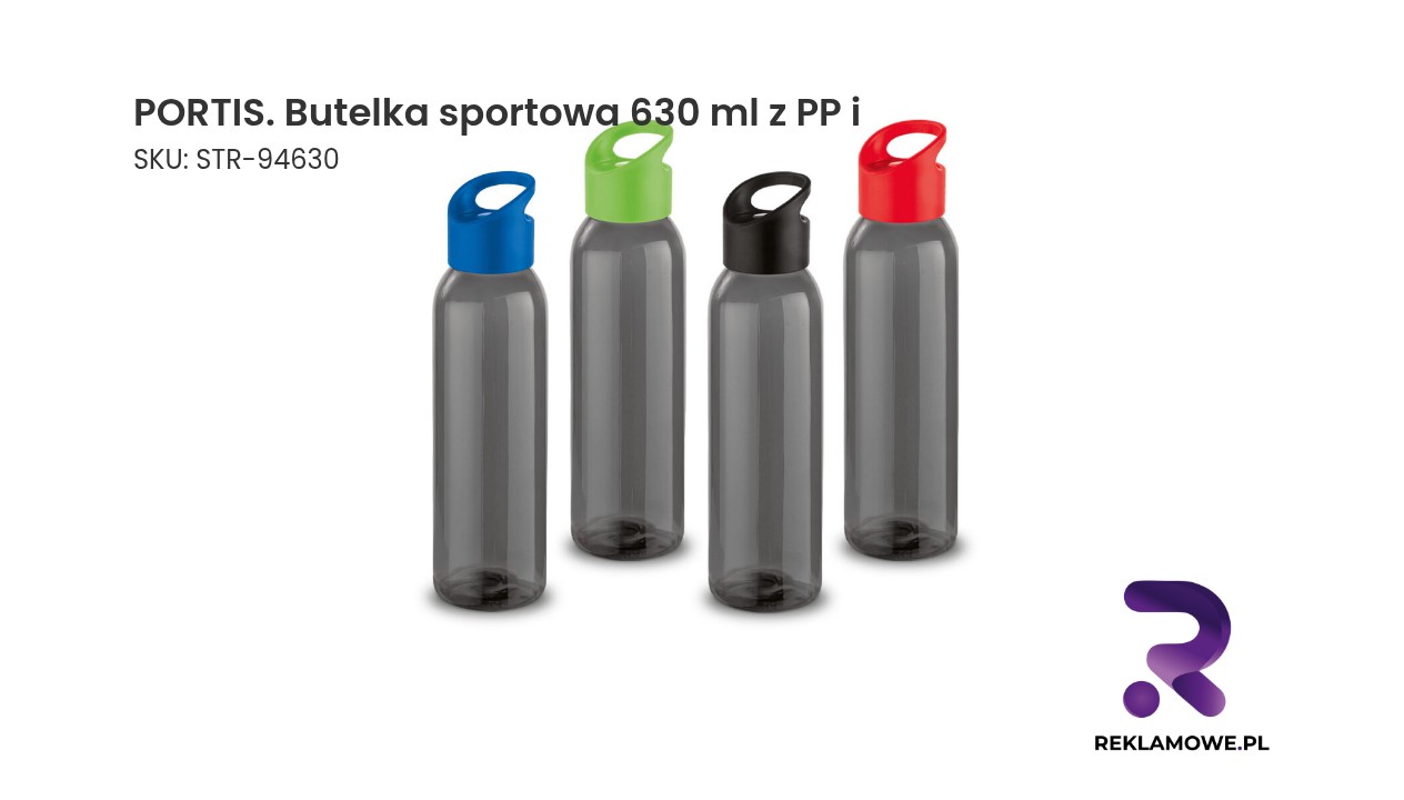 PORTIS butelka sportowa 630 ml z PP