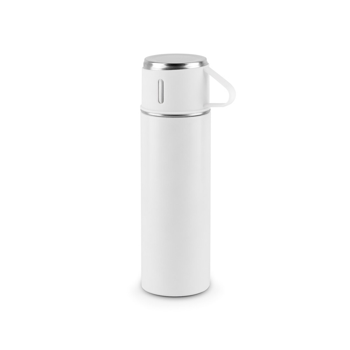 COMANECI. Dwuścienna butelka ze stali nierdzewnej (90% z recyklingu) z matowym wykończeniem 490 ml 94348_set