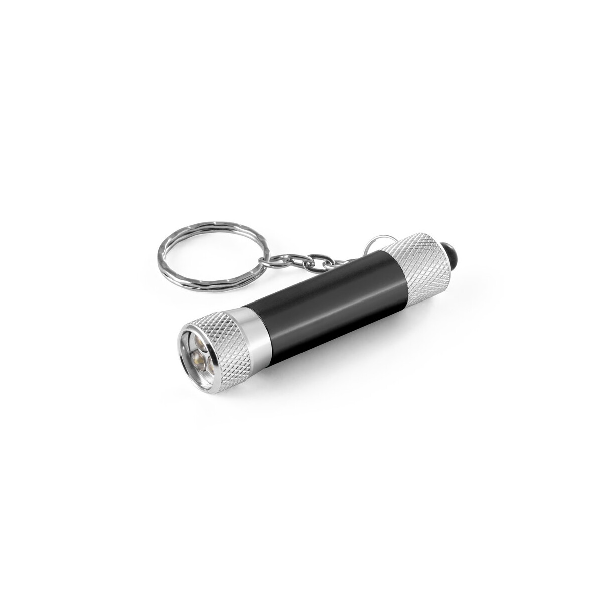 LERGAN. Aluminiowy brelok z latarką 3 LED 93141_set