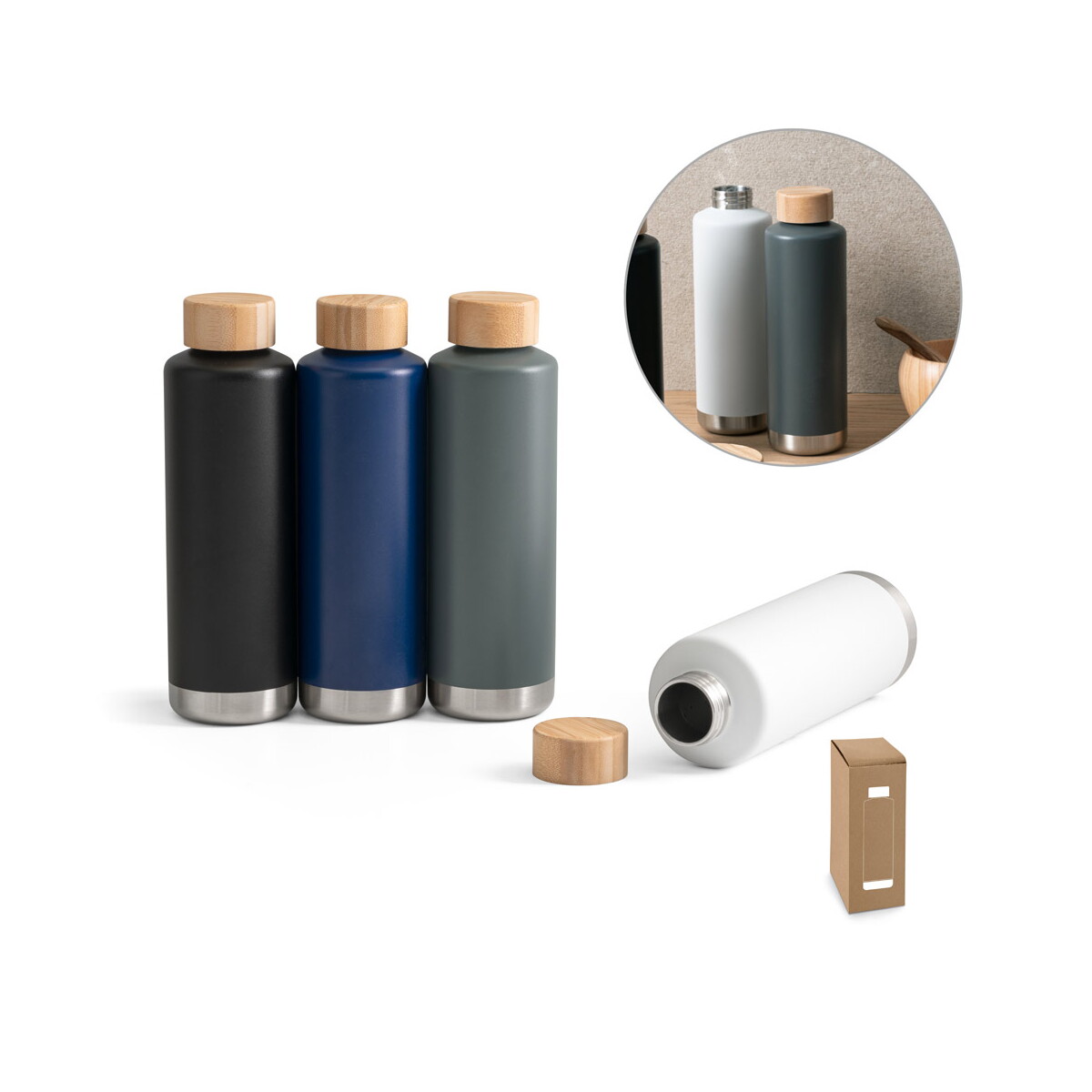NORRE BOTTLE. Termos ze stali nierdzewnej 640 mL 94662_set