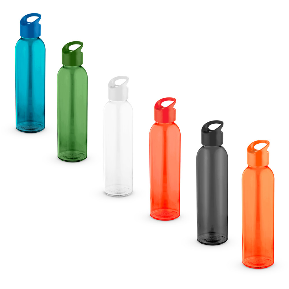 PORTIS GLASS. Szklana butelka z zakrętką PP 500 ml 94315_set